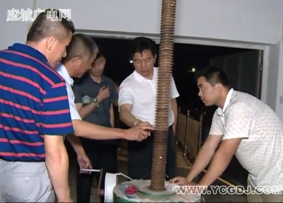 席国爱等市领导到城中新河泵站督办指导除险工作