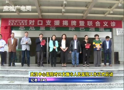 武汉中心医院对口支援应城市人民医院工作正式启动