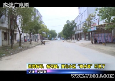 新闻特写：杨河镇：贸北小区“积水潭”不见了