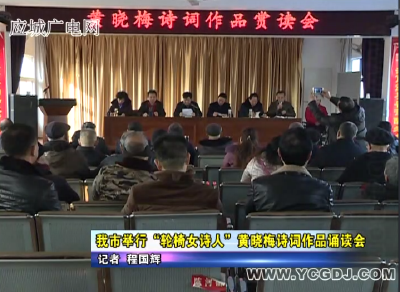 应城市举行“轮椅女诗人”黄晓梅诗词作品诵读会