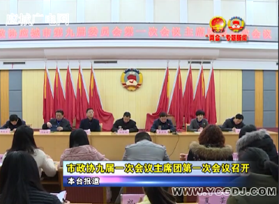 应城市政协九届一次会议主席团第一次会议召开