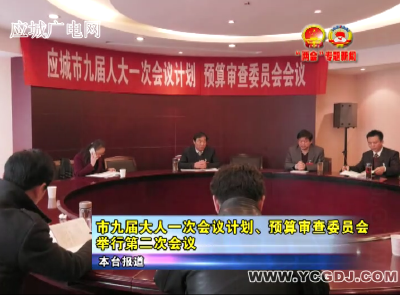 应城市九届大人一次会议计划、预算审查委员会举行第二次会议