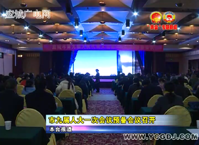 应城市九届人大一次会议预备会议召开