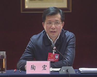 陶宏参加人大应城代表团审议时提出 敢担当咬定发展目标 抓落实变现美好蓝图 