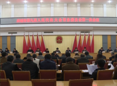 应城市九届人大常委会召开第一次会议