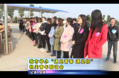 应城市举办“遇见青春 遇见你”机关青年联谊会  