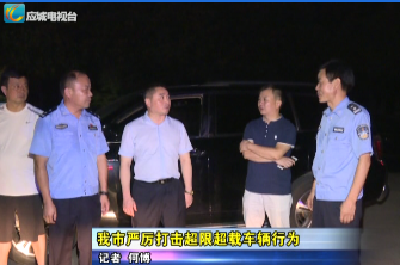 应城市严厉打击超限超载车辆行为  