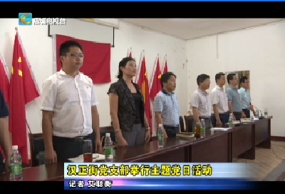 汉正街党支部举行主题党日活动       