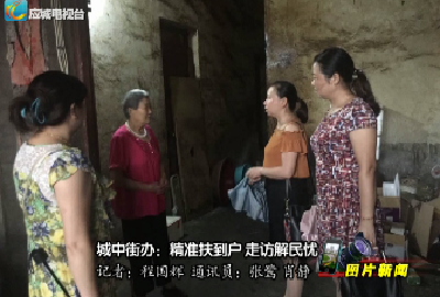 《图片新闻》城中办事处：精准扶到户 走访解民忧