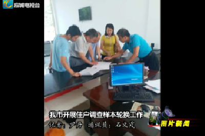 【图片新闻】：应城市开展住户调查样本轮换工作