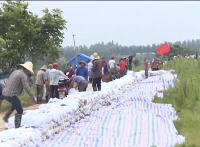 应城丨600名突击队员投入老观湖和龙赛湖抢险