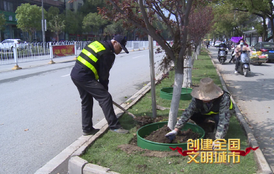 《创建全国文明城市》栏目不负春季好时光  园林绿化养护忙