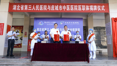 湖北省第三人民医院与应城市中医医院结对组建医联体