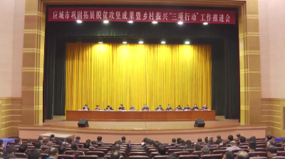 全市巩固拓展脱贫攻坚成果暨乡村振兴“三项行动”工作推进会召开