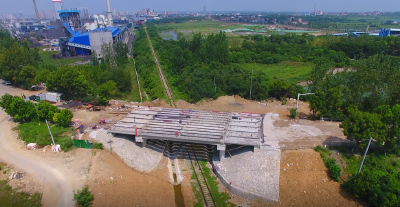 国道G347王井立交桥主体工程建设完成 8月中旬可贯通