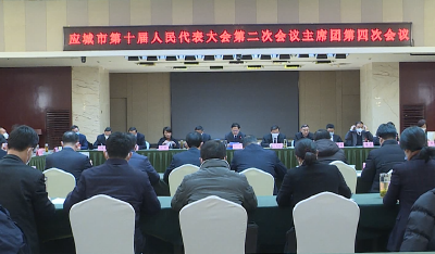 市十届人大二次会议主席团第四次会议召开