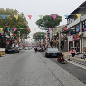 城中街道：营造节日氛围 让年味“浓”起来