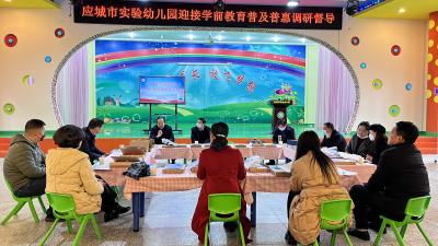应城顺利接受全省学前教育普及普惠调研督导