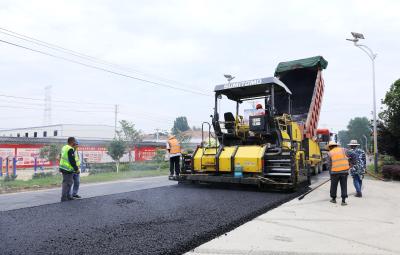 应城普通国省道灾毁重建工程建设“正酣”   有望本月底全部竣工