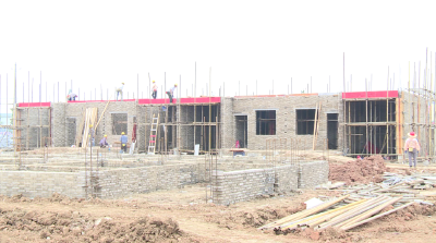杨河镇全域国土综合整治项目还建房二期工程加速推进
