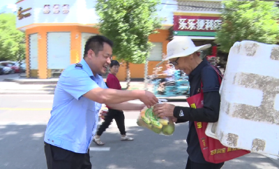 应城市救助管理站开展“夏季送清凉” 救助生活无着特殊人员