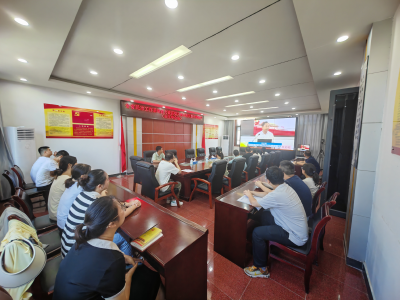 长江埠街道组织收听收看全省民宗系统暨能力素质提升培训班