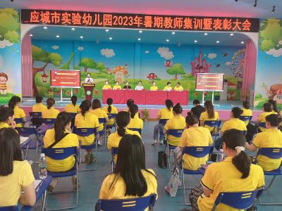 应城实验幼儿园召开集训暨表彰会迎开学