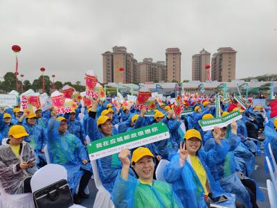 郎君镇组团踊跃参加孝感（应城）农民丰收节