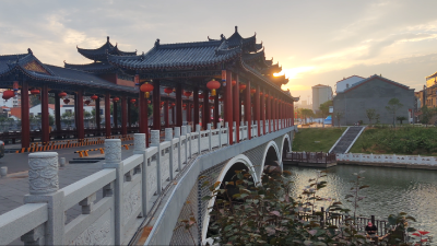 【视频】湖北应城：落雁桥的第一缕晨曦