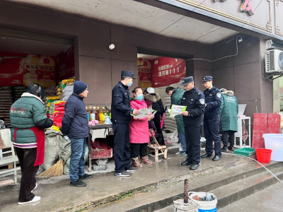 应城市公安局黄滩镇：禁毒宣传进早市 守护人间烟火气