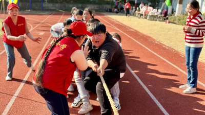 杨岭镇潘集小学冬季运动会正式开赛