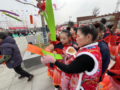 应城市黄滩镇：廉政灯谜大家猜    清风廉洁伴我行