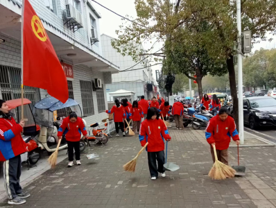 应城东马坊组织中小学生开展“学雷锋”志愿服务活动