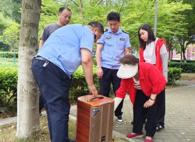 应城城中街道长湖社区向“噪音”喊“停”