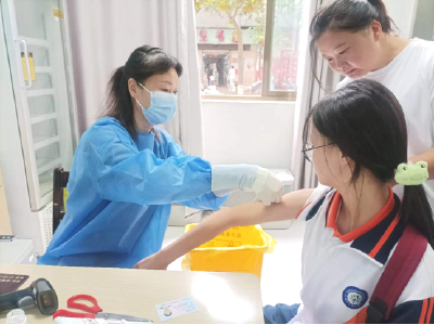 应城市适龄女生二价HPV疫苗免费接种项目启动