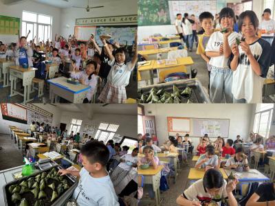 应城市黄滩镇中心小学：粽叶飘香校园   传承端午文化