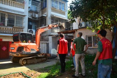 应城市经济开发区拆除凯发康城违建  营造文明健康人居环境