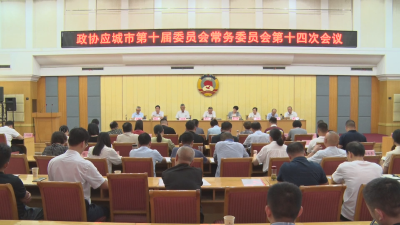 政协应城市第十届委员会常务委员会第十四次会议召开