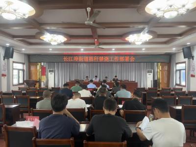 应城市长江埠街道召开秸秆禁烧工作部署会