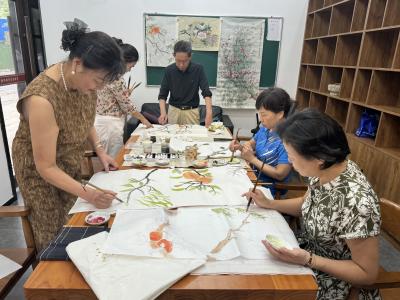 翰墨飘香   应城市书画交流活动进社区