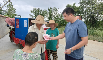 应城市郎君镇中秋慰问计生特扶家庭