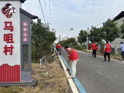 应城市天鹅镇清洁家园“净”行时