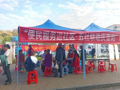 应城市四里棚街道刘杨社区：志愿服务进社区 便民利民暖人心