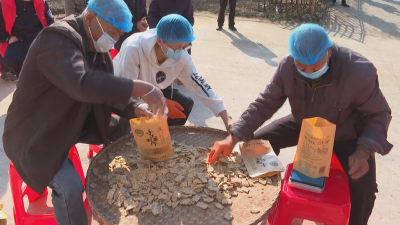 应城市田店镇畅马村举行畅氏麻糕传承与制作体验活动