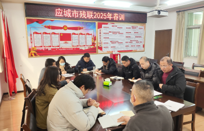 应城市残疾人联合会召开2025年春训动员会