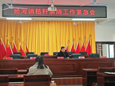 应城市杨河镇秸秆禁烧工作常抓不懈