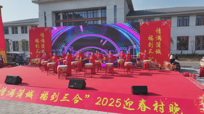 应城市三合镇开展“情满蒲城 福到三合”2025年迎春村晚共贺新春佳节