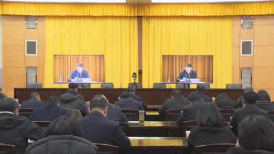 应城市组织收听收看孝感市安委会2025年度第二次全体会议