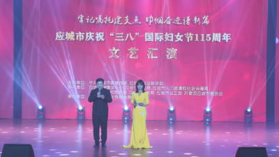 牢记嘱托建支点 巾帼奋进谱新篇 应城市庆祝“三八”国际妇女节115周年文艺汇演举行