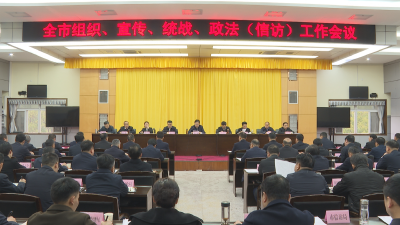 应城市组织、宣传、统战、政法（信访） 工作会议召开 强化“五个意识” 抬升发展标杆 为奋力谱写中国式现代化应城篇章提供坚强保障